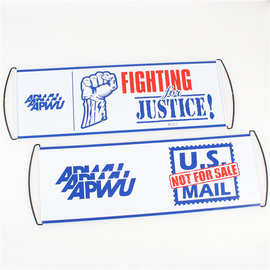 手拉旗 彩色宣传条幅不自动收缩手柄手拉横幅 横幅广告拉拉旗批发