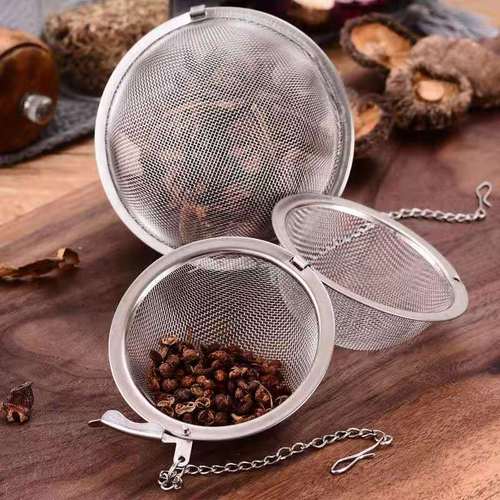 304 stainless steel seasoning ball for home cooking soup, stew, seasoning ball, spice pack, braising sauce pack, tea egg hot pot seasoning pack
