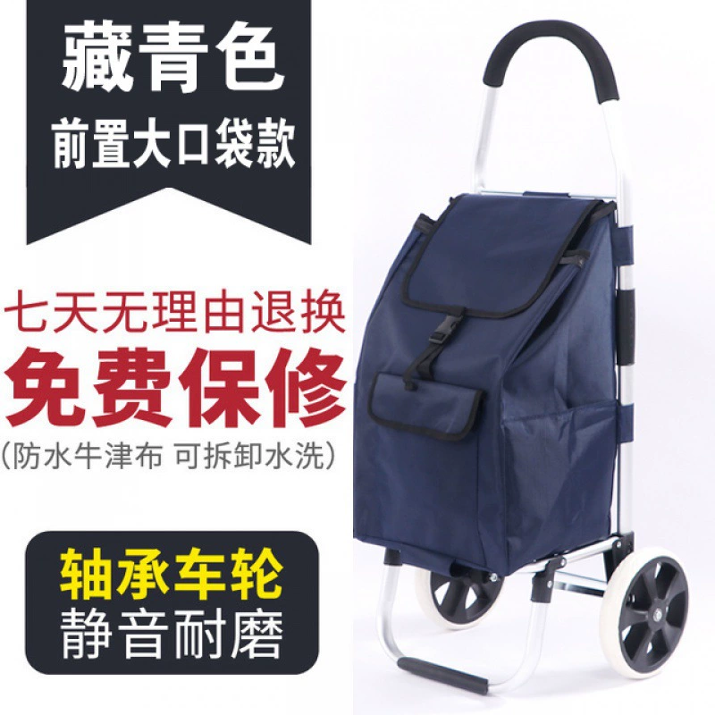 Lightweight foldable shopping trolley with wheels for carrying upstairs, handy for errands, groceries, or deliveries