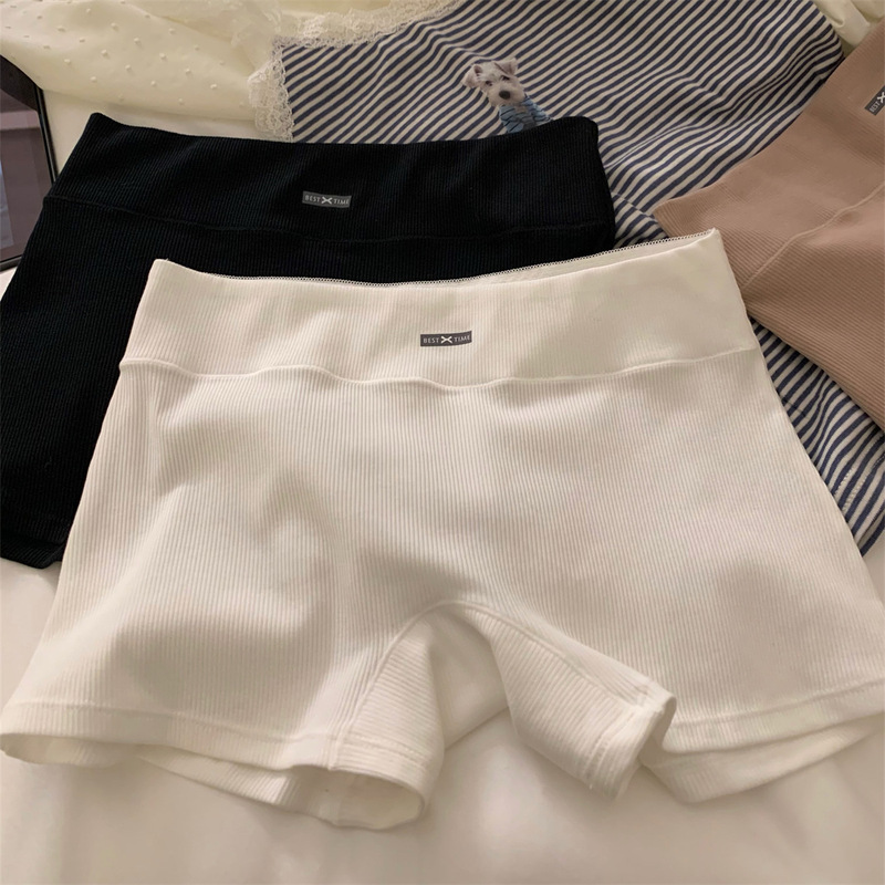 "执行夏日计划"【自律日】防走光安全裤女生打底内裤平角裤纯棉裆|undefined