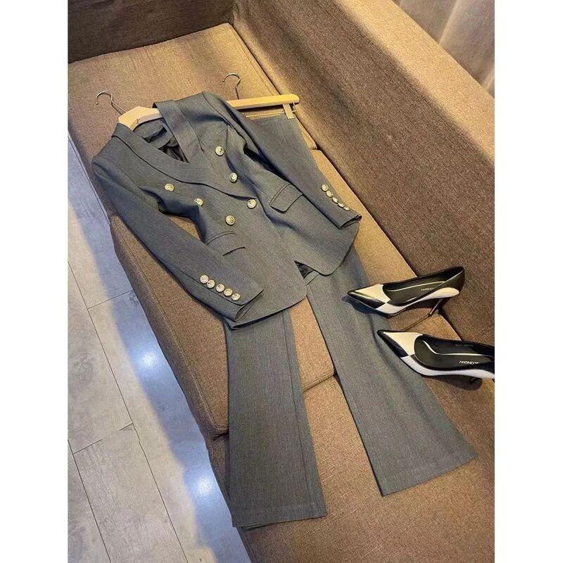 Clearance Sale Women's Clothing Cut Label End-Of-Season Original Export Spring and Autumn Fashion Suit Set Women's New Casual Jacket