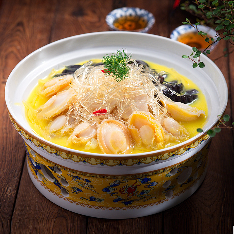 金汤鲍鱼海参佛跳墙加热即食海鲜礼盒罐装炖盅1250g