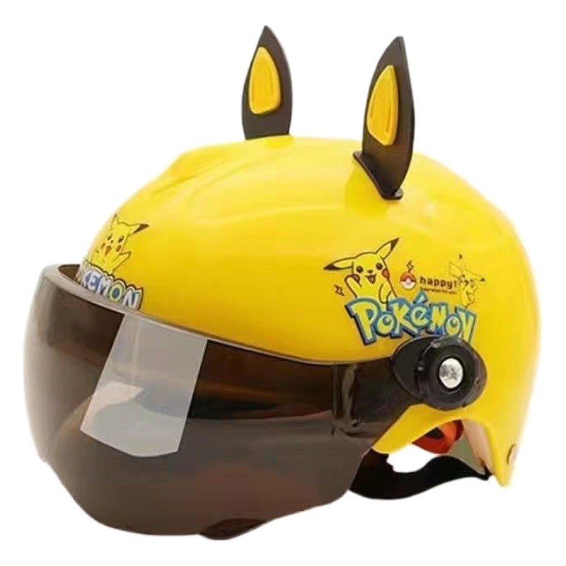 Children's safety helmet four seasons universal boys and girls cute cartoon small ears riding sunscreen safety helmet factory wholesale