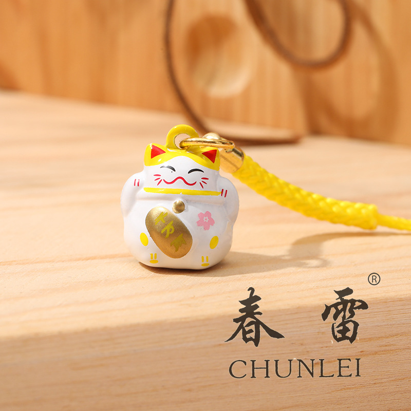 Campana de dibujos animados japonés adornos de campana de dibujos animados adornos de campana