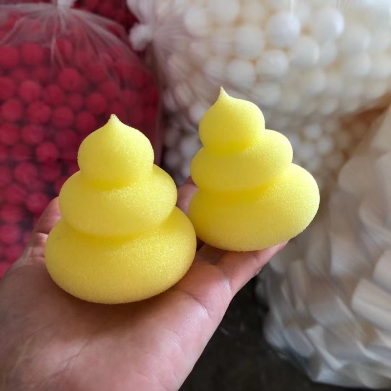 批发异形海绵制品小丑鼻子 圆球印刷pu阻燃海绵球厂家优惠