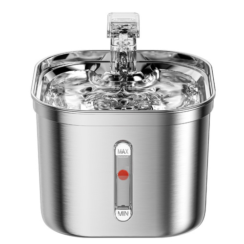 Pet water dispenser stainless steel automatic drinking water 304 steel cat water dispenser constant temperature heating fountain cat and dog feeding water