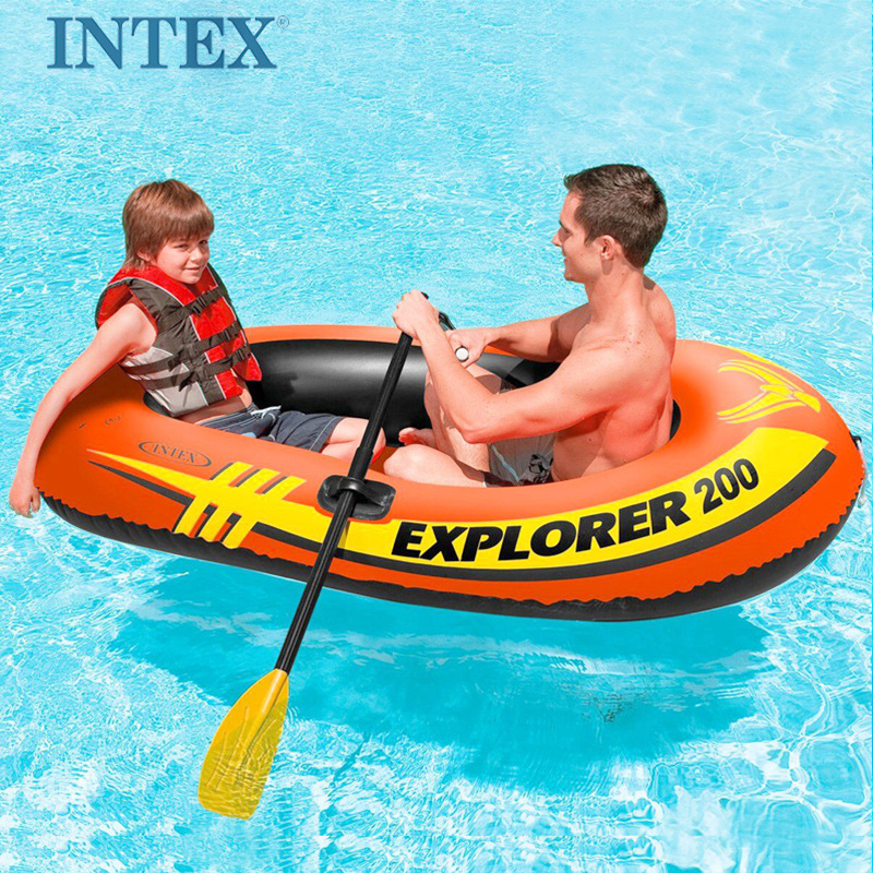 INTEX58331 Explorer Two-Person Fishing Boat 58332 Three-Person Inflatable Drifting Rubber Boat Slurry Pump