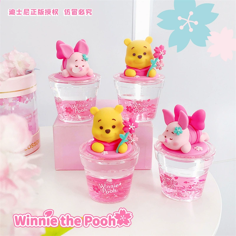Аcrylic украшения серия Winnie Bear Pig мультяшные модные игрушки периферия вишневый цвет масло серия исцеление украшения
