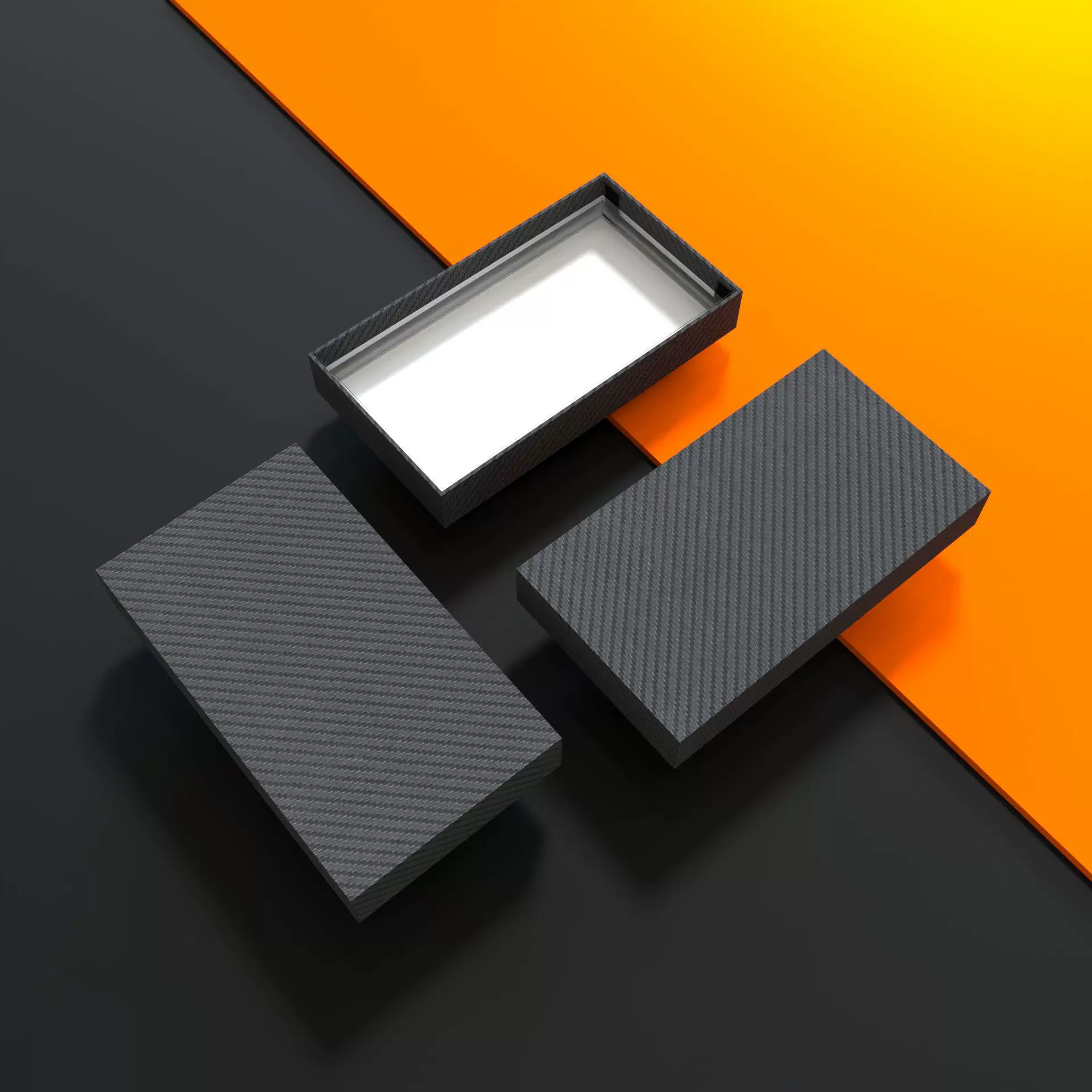 跨境3C数码黑色特种纸凯拉芙拉手机壳天地盖通用款iphone手机礼盒