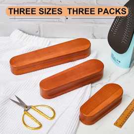 木质裁缝剪压板复古点压平整缝纫工具硬木裁缝钳工具蒸汽熨斗装饰