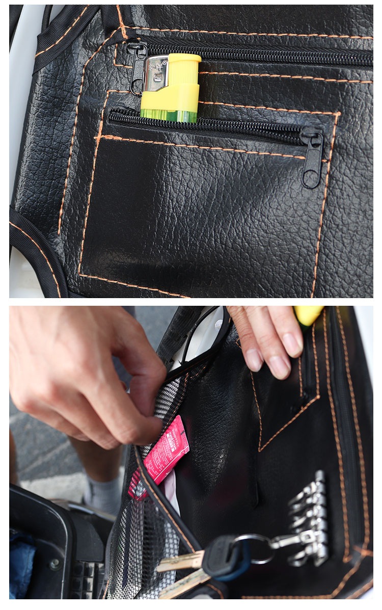Motorcycle modified seat bag accessories storage bag sundry bag pedal electric car seat bag storage bag motorcycle seat bag