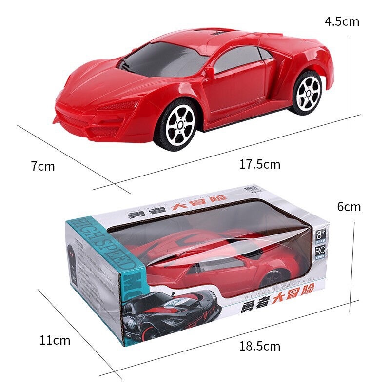 Coche de control remoto inalámbrico para niños Modelo de coche deportivo de dos vías Coche eléctrico Regalo Juguetes Suministro transfronterizo Fabricante al por mayor