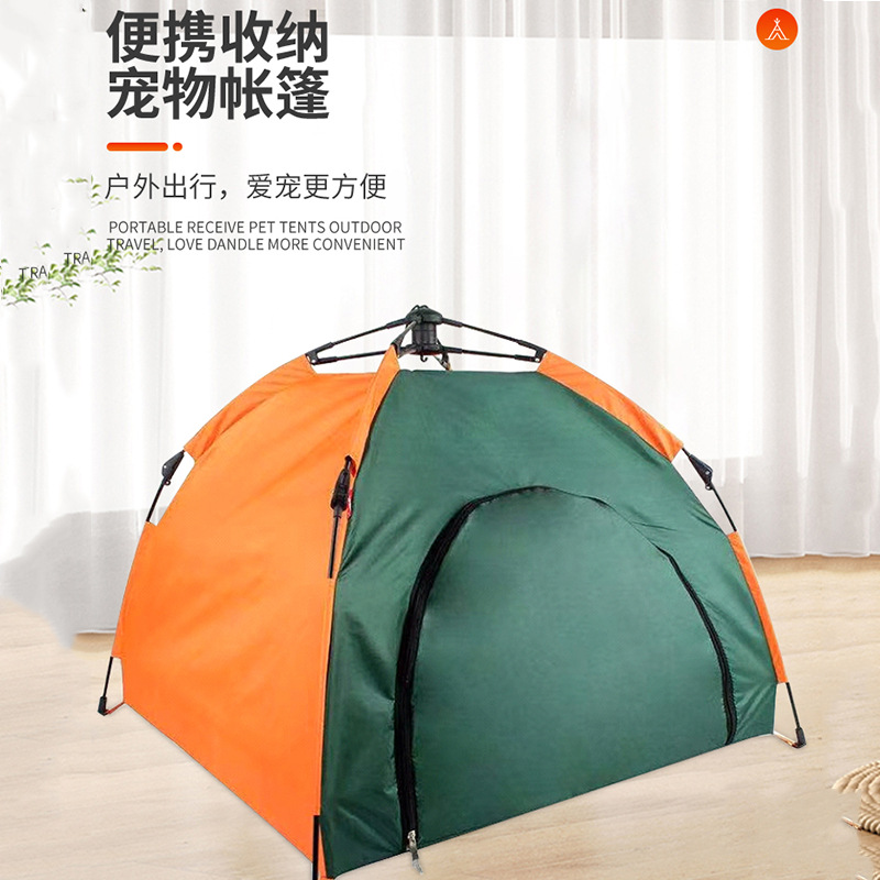 En stock pelo rápido almacenamiento automático tienda de mascotas gato perro tienda de campaña al aire libre nido cuatro estaciones universal extraíble y lavable