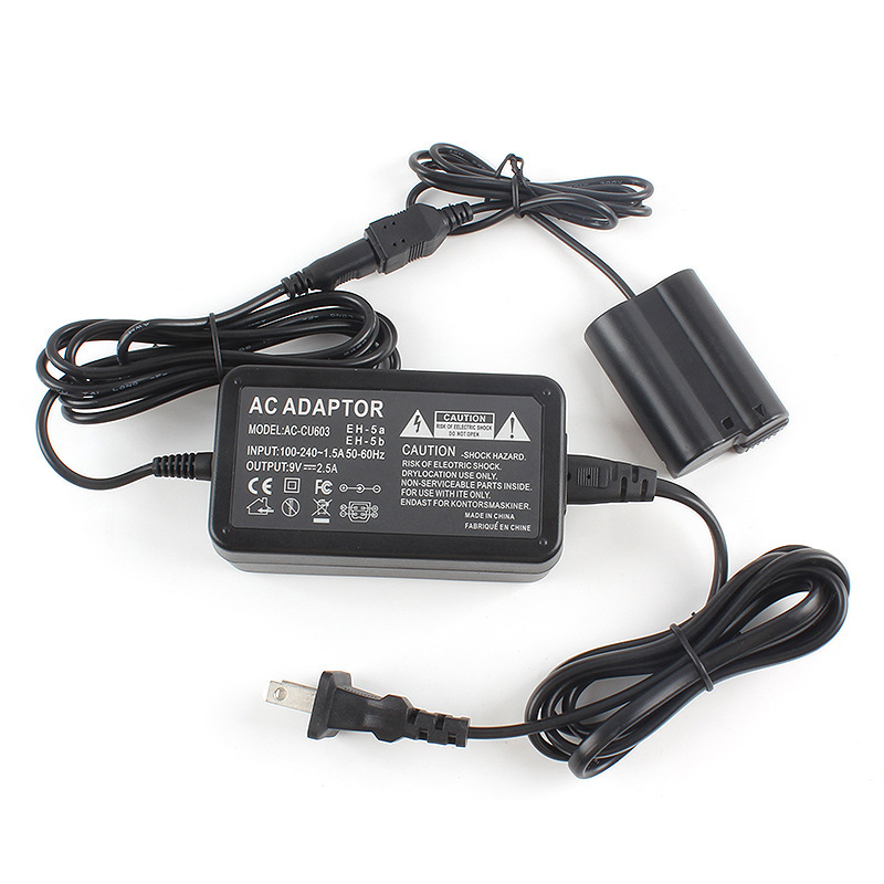 Eh-5A+Ep-5B Square Port Adapter Is Suitable for Nikon D7000 D7100 D610 D800E D810 Cameras Eh-5A+Ep-5B Square Port Adapter Is Suitable for Nikon D7000 D7100 D610 D800E D810 Cameras