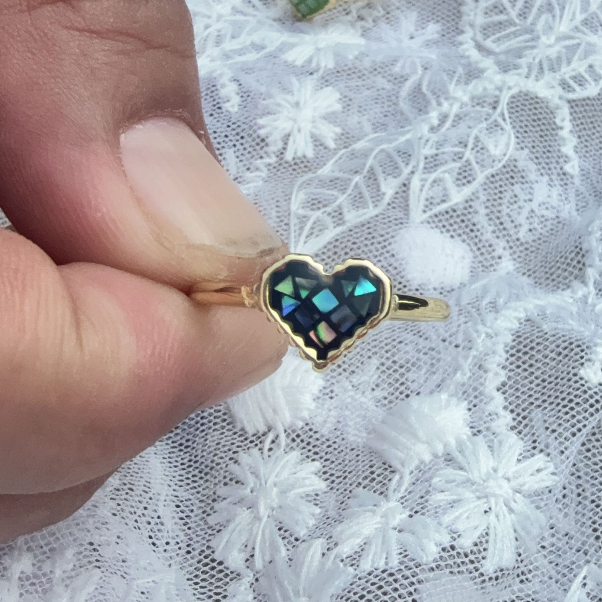 Plating Design Wholesale Jewelry Simple Style Classic Style Heart Shape Copper 18K Gold Plated Plating Open Rings