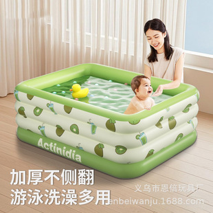 Indoor Swimming Pool for Children, Inflatable Swimming Pool for Home Use, Thickened, Eco-Friendly, Collapsible, Baby Paddling Pool, Special for Infants