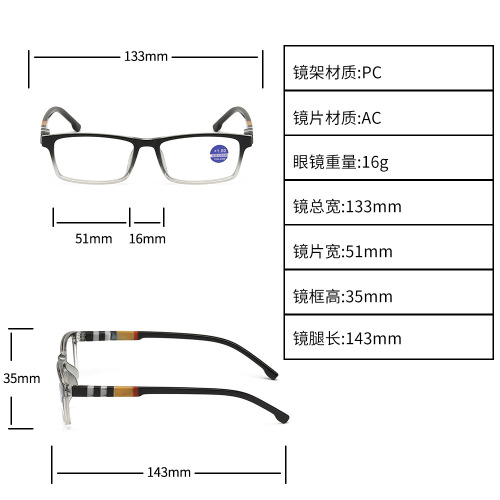 Spring Leg Reading Glasses Wholesale for Old Eyes - New Model 2024 Blue Light Blocking High Definition Reading Glasses for Men and Women