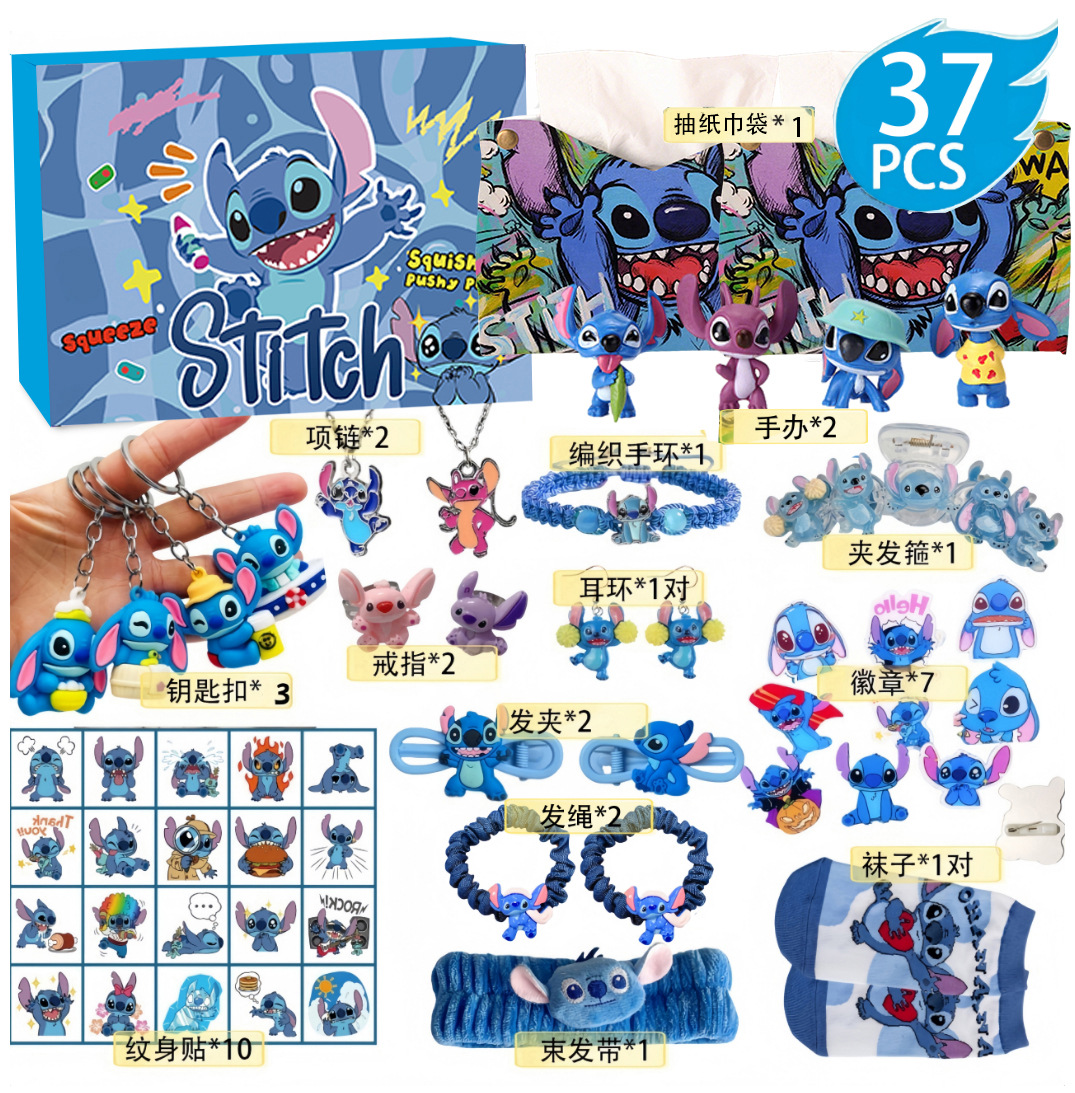 Juego de juguetes sorpresa de dibujos animados transfronterizos, figuras de Sanrio, juguetes de regalo para niños.