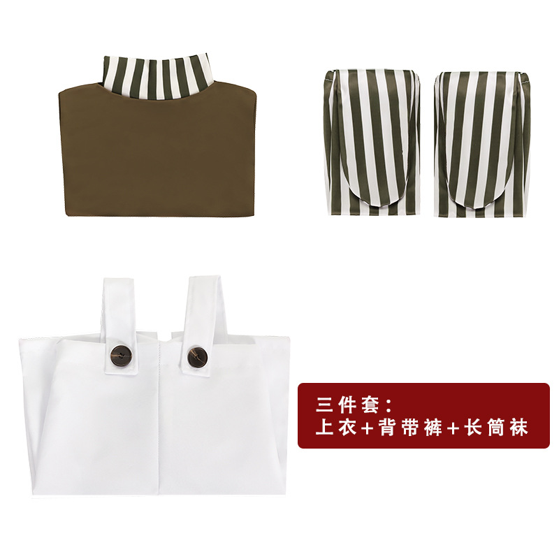 Traje de Halloween para niños Una pieza de reparto Charlie Chocolate Factory Willewanka cos Traje de actuación