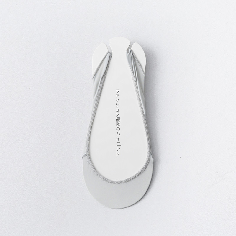 Calcetines mujer hueco invisible Medio Verano que absorbe el sudor calcetines invisibles La mitad de la palma de la esponja de la almohadilla