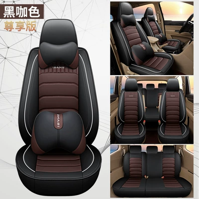 Wholesale customized C- 15 full Modelə uyğun (Original) oturacaq örtükləri - cys-c-15-black-coffee-color-seven-seat-exclusive-version-split-11