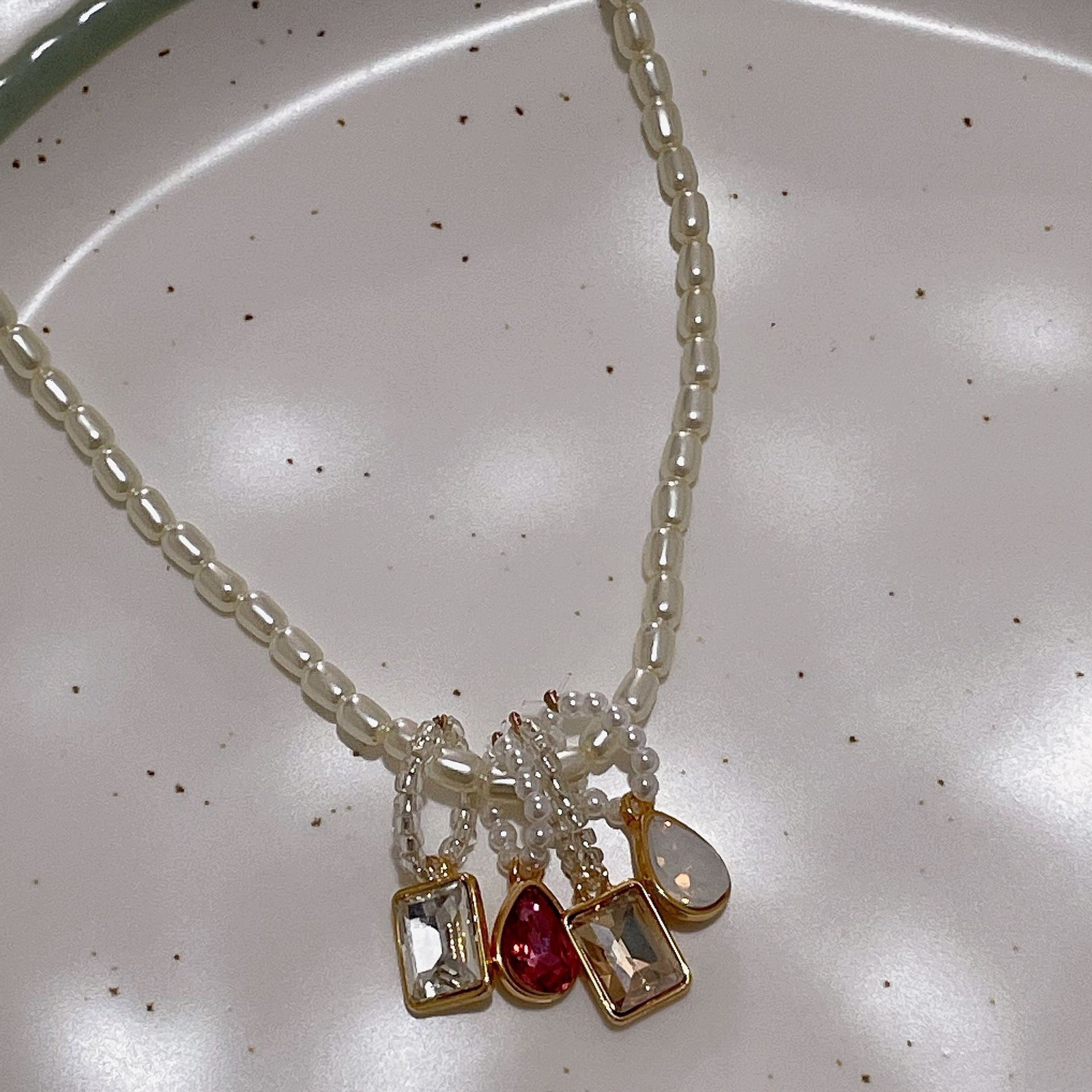 Retro Geometric Copper Plating Pendant Necklace 1 Piece