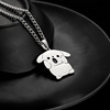 Cute pendant stainless steel, necklace, sweatshirt, sweater, accessory suitable for men and women, does not fade, wholesale