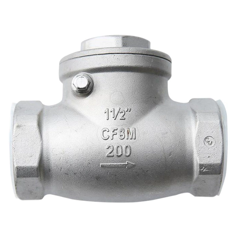 Запорный обратный клапан из нержавеющей стали 304/201/316 H14W пряжка внутренней резьбы dn8-100