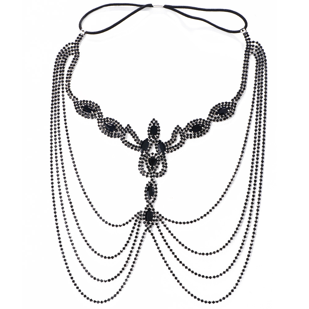 Nueva tendencia rhinestone máscara europea y americana exagerada Halloween bola borla máscara sexy accesorios máscara