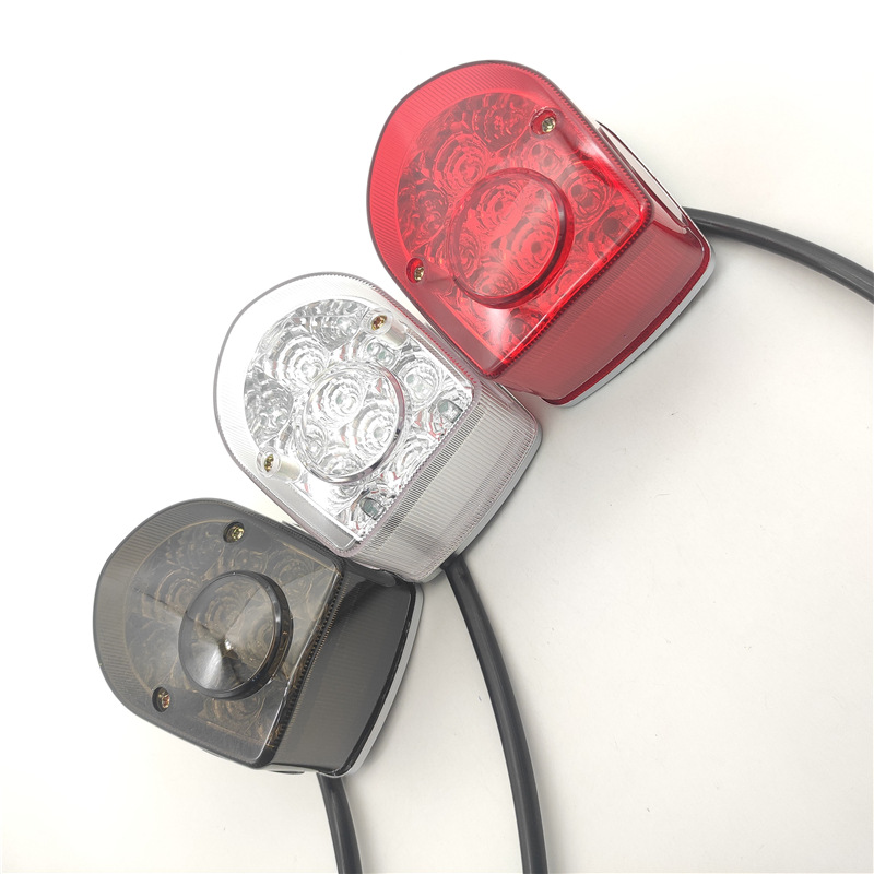 Ch-2071 Is Suitable for Little Monkey Little Golden Boy Motorcycle Modified Led Brake Driving and Steering Integrated Rear Tail Light