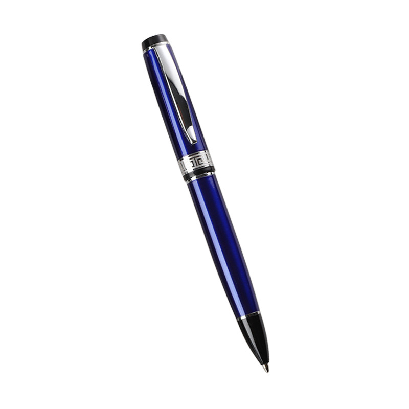 En stock negro bolígrafo metal regalo de negocios de alta gama metal pluma Impresión logotipo publicidad Oficina pluma de aceite