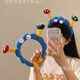 Pilom Hair Band Yu Shushin Star Same-style Hair Band Cute Fun Big-eyed Plush Hair Band High Cranial Top Wash Face
