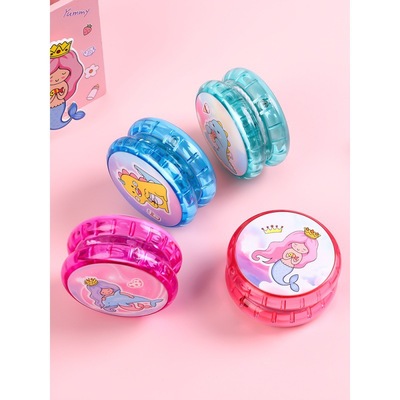 Yo-Yo children luminescence boy Flash Toys girl pupil Convolution YO-YO Noctilucent yoyo Ball