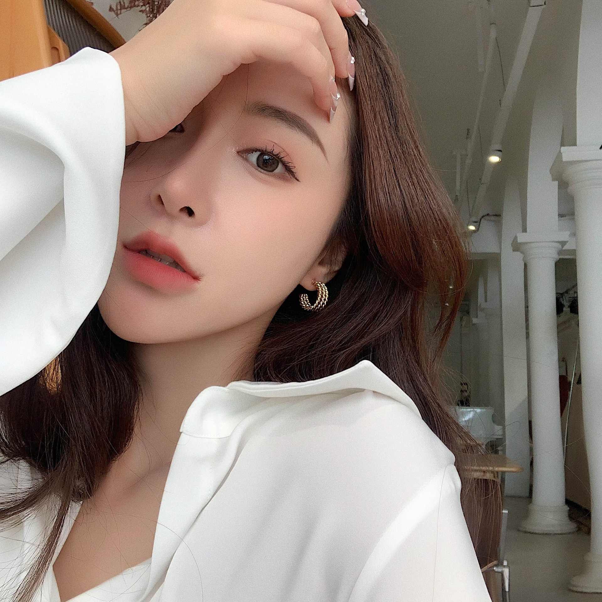 Coreano Fritto Pasta Twists Premium Cerchio Donne Nuovo Moda Yiwu Design Personalizzato Orecchini Gioielli_voghion.com