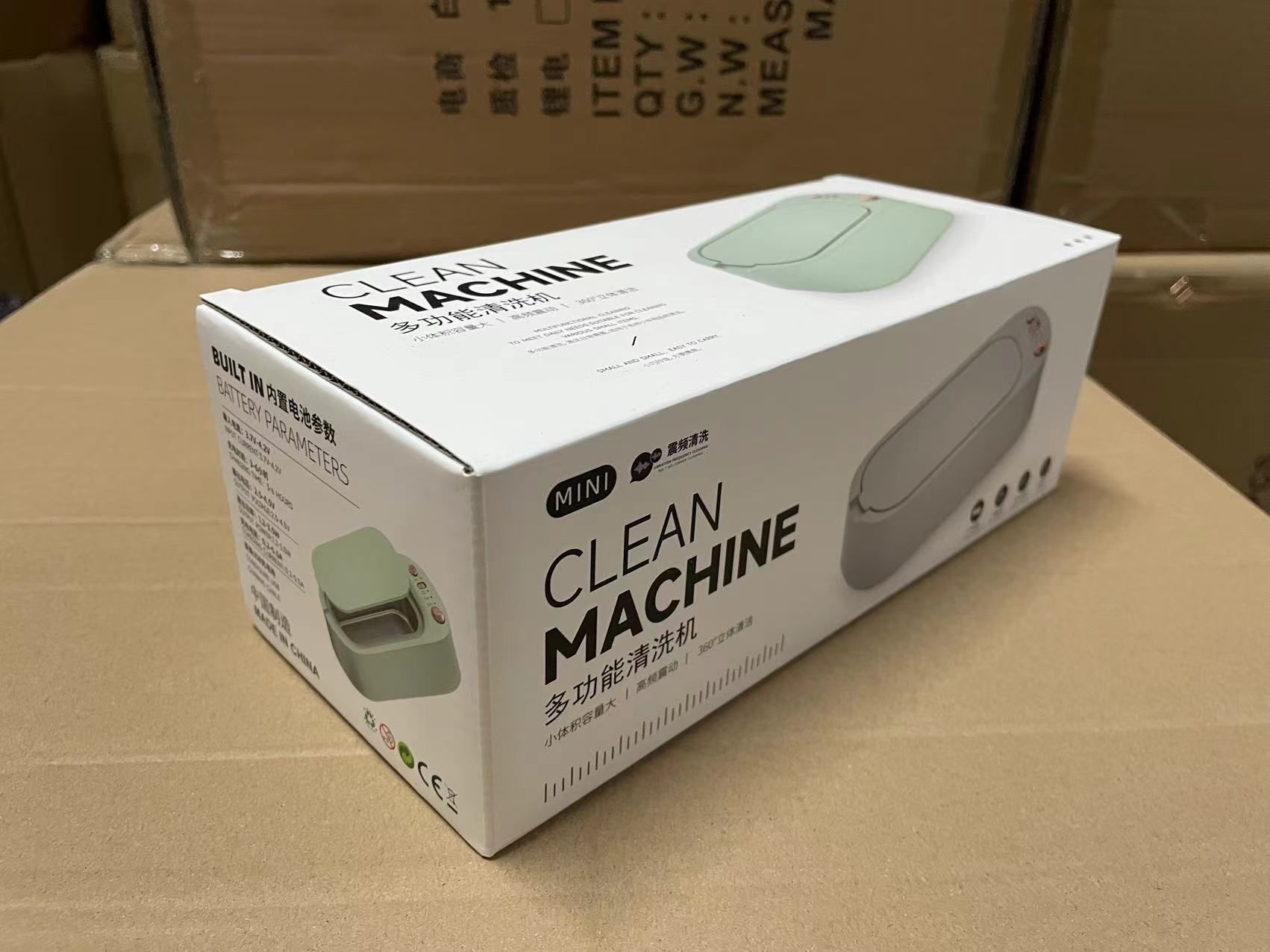 Nuevo ajuste de fuerza de sincronización de tres engranajes máquina de limpieza ultrasónica hogar multi-funcional joyería tirantes cepillo de dientes limpiador