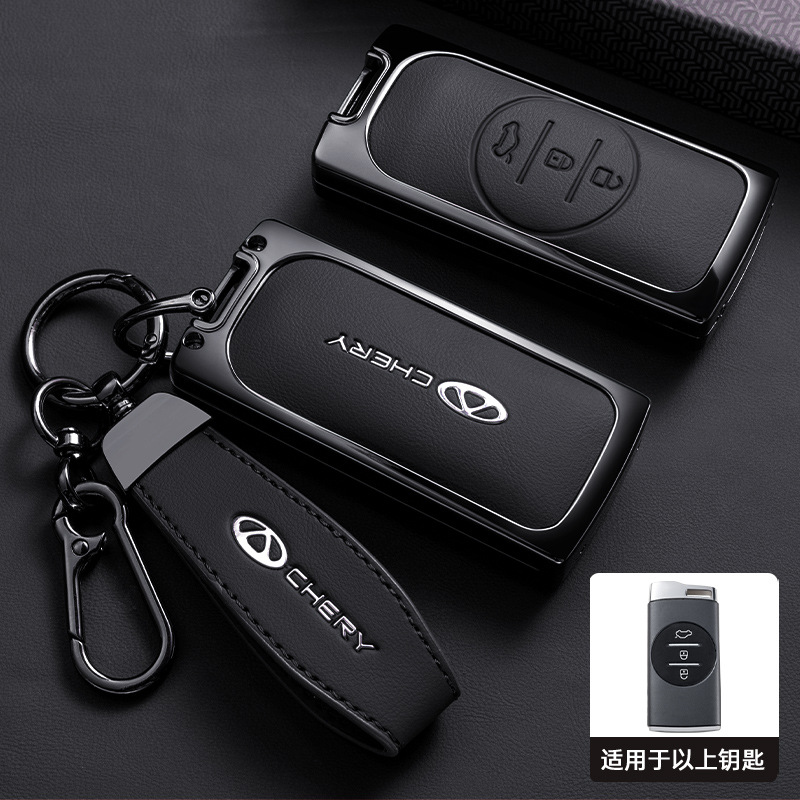 모델 B 싱글 쉘 팬텀 블랙 + 자동차 로고 로프