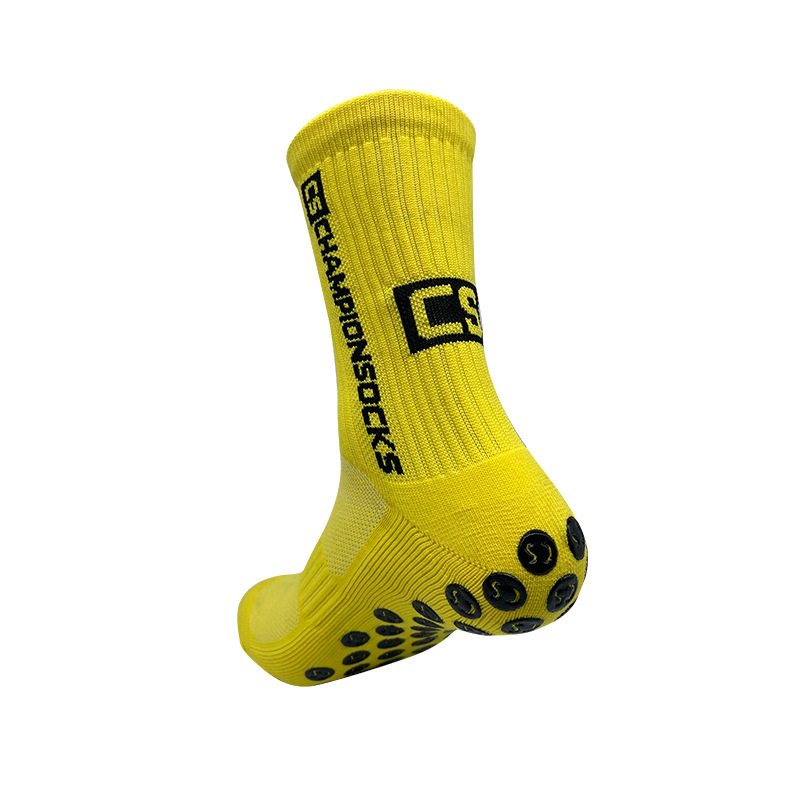 Foshan venta al por mayor de pegamento caliente antideslizante fútbol deportes calcetines sudor absorbente de choque absorbente resistente al desgaste adultos baloncesto toalla Calcetines