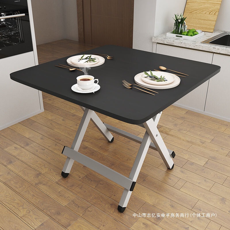 Folding dining table, small table for eating, rental housing, simple folding table for dining, suitable for stalls, dormitories, outdoor and home use Folding dining table, small table for eating, rental housing, simple folding table for dining, suitable for stalls, dormitories, outdoor and home use