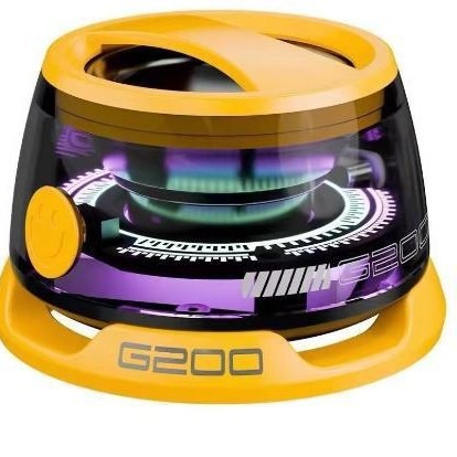 Magnético Bluetooth audio portátil luz de atmósfera RGB inalámbrica ventosa altavoz subwoofer pesado 5W mini altavoz
