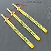 Bamboo wood with jade green dragon swords, bamboo sword boys, children toy, bamboo sword dragon and phoenix sword, green dragon sword crafts