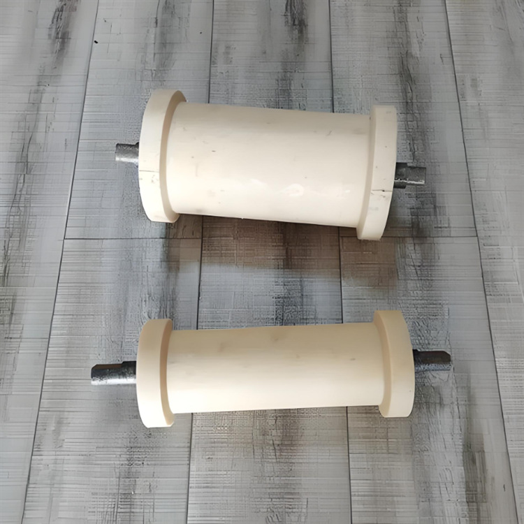 rodillo de rodillo de soporte de nylon para mina rodillo de rodillo de poliuretano de acero fundido resistente al desgaste