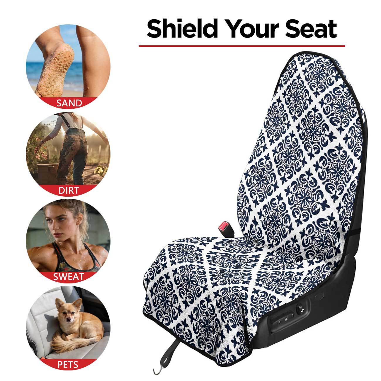 Car seat towel cover for front seats, suitable for gym and exercise, universal for all seasons, car use 171