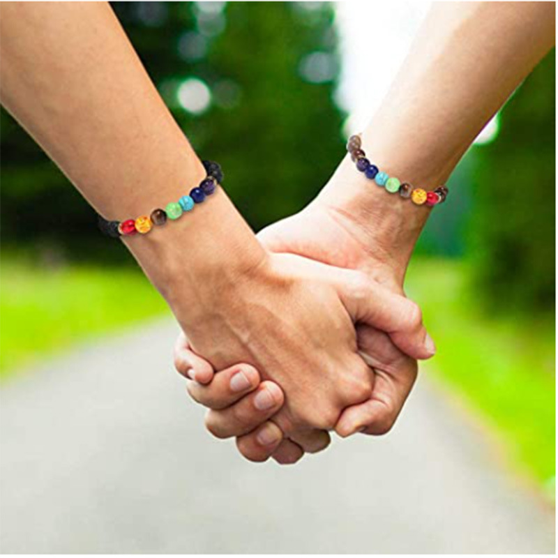 Retro Geometric natural stone Beaded Bracelets