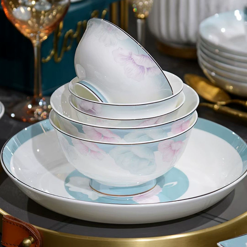 Jingdezhen керамическая посуда, набор для домашнего использования, прямые продажи фабрики, китайский стиль