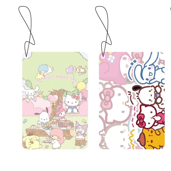 Sanrio Cute Car Fragrance Tablets Wisteria Flower Fragrance Nine Purple Same Fragrance Culomi Melody Cute Fragrance