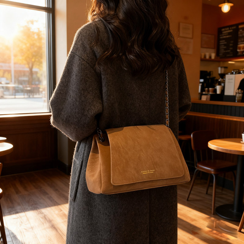 Transfronterizos retro viaje tote bolsos de gran capacidad para mujeres 2025 nuevo bolso de cadena alta sensación mochila de hombro