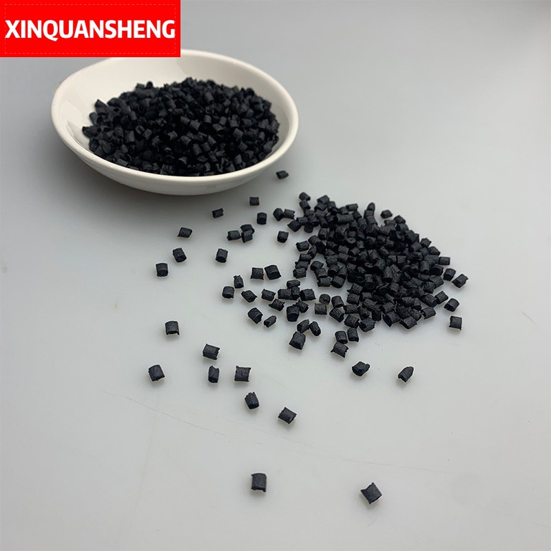PPS碳纤增强塑料 碳纤CF20高刚性导电防静电机械部件改性PPS颗粒