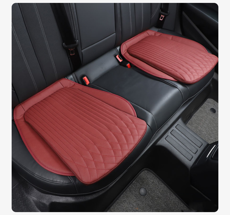 Car Seat Cushion Universal Four-Season High-End Summer Seat Cushion Rear Integrated Breathable Seat Leg Rest Suitable Seat Cushion