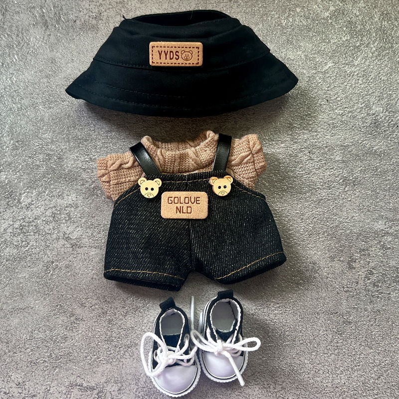 第一世代、第二世代、第三世代のラブブー子供服、オープンキャップ、オーバーオール、トレンディなカジュアルスーツ、着替え可能|undefined