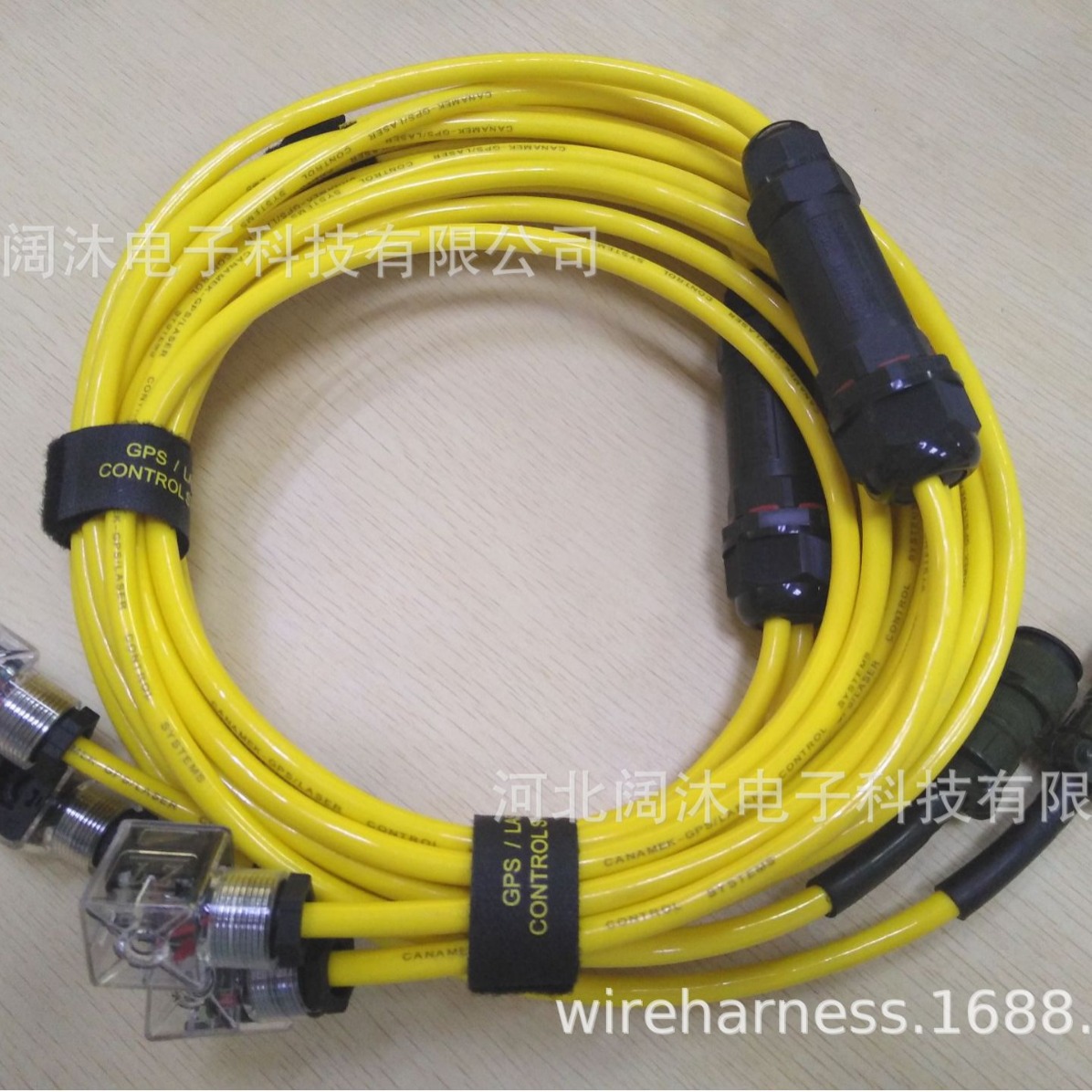 工厂加工 ZT液压电磁阀线圈带灯插头  2芯/3芯配套公母连接器线束